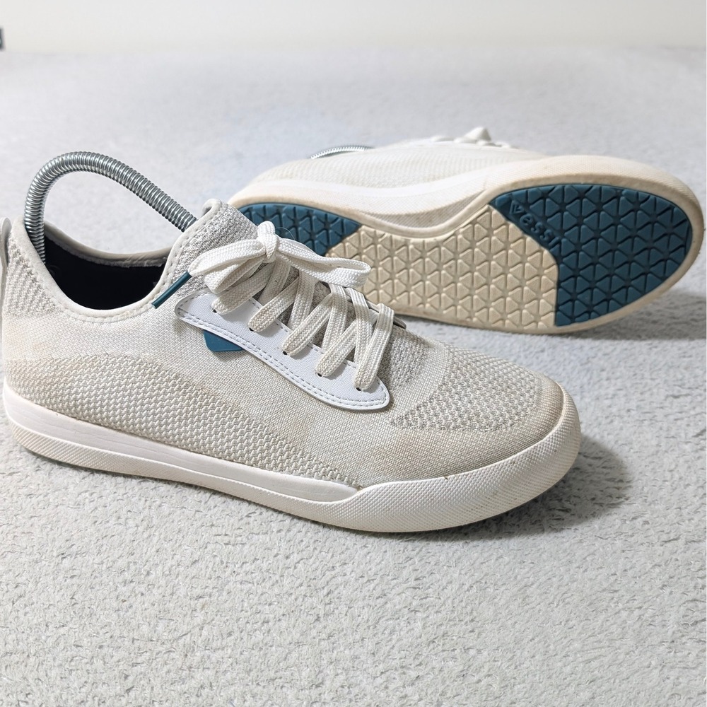 Vessi Weekend Sneaker Women Size 10 White Waterproof Knit‎ Everyday Casual